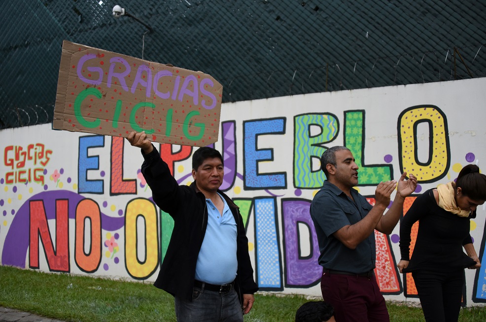Guatemaltecos agradecen y despiden a la misión anticorrupción de Guatemala, Cicig.AfpEl balance de la Cicig