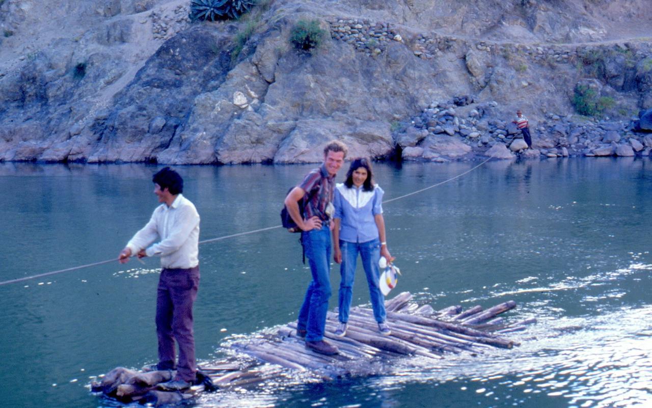 Daniel Debouck en Perú, a finales de la década del 80.