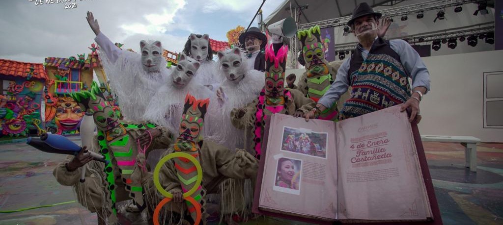La llegada de la Familia Castañeda es uno de los eventos más importantes de esta emblemática fiesta del sur de Colombia.