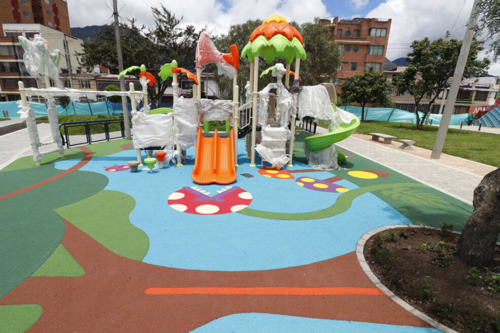 Distrito entrega remodelado el parque Ciudad Berna, en el sur de Bogotá