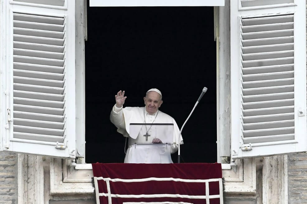 El papa oficiará oración dominical por video debido al coronavirus