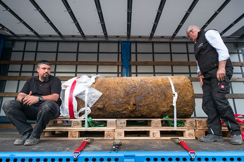 Desactivan bomba de la II Guerra Mundial en Fráncfort