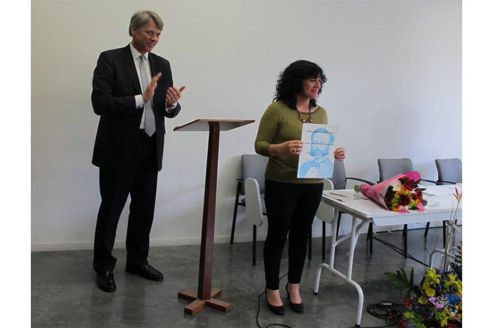 Colombiana gana premio por la protección del DIH