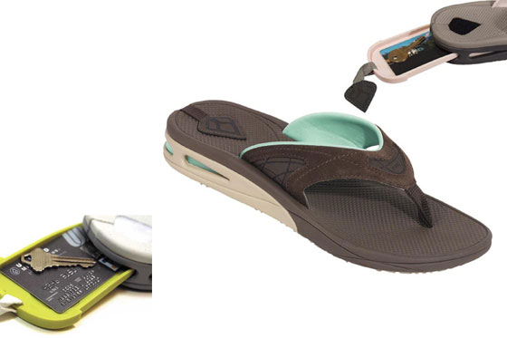 Sandalias para guardar las llaves