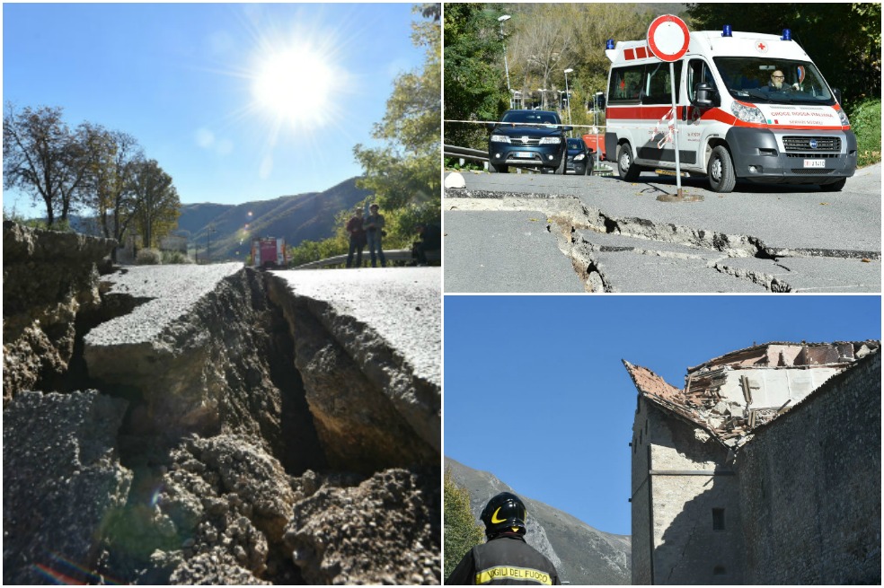Las imágenes que deja el peor terremoto en 35 años en Italia