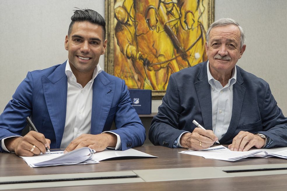 Falcao formalizó su vínculo con Millonarios