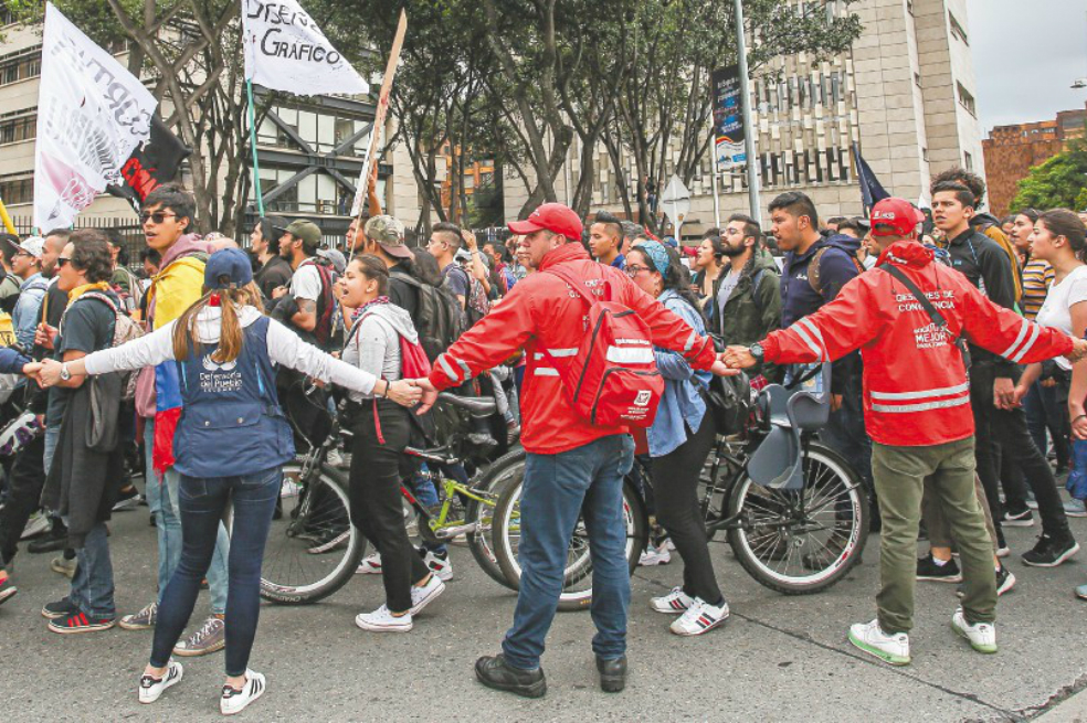 La otra marcha: los garantes del paro nacional