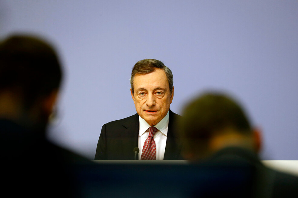 Mario Draghi deja un BCE profundamente dividido
