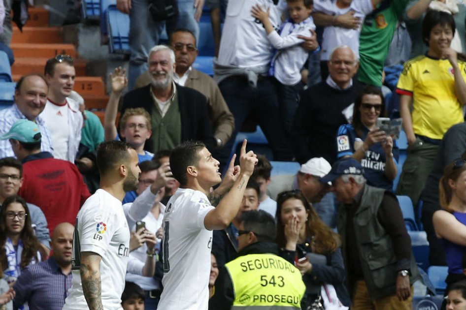 James, sin minutos con el Real Madrid