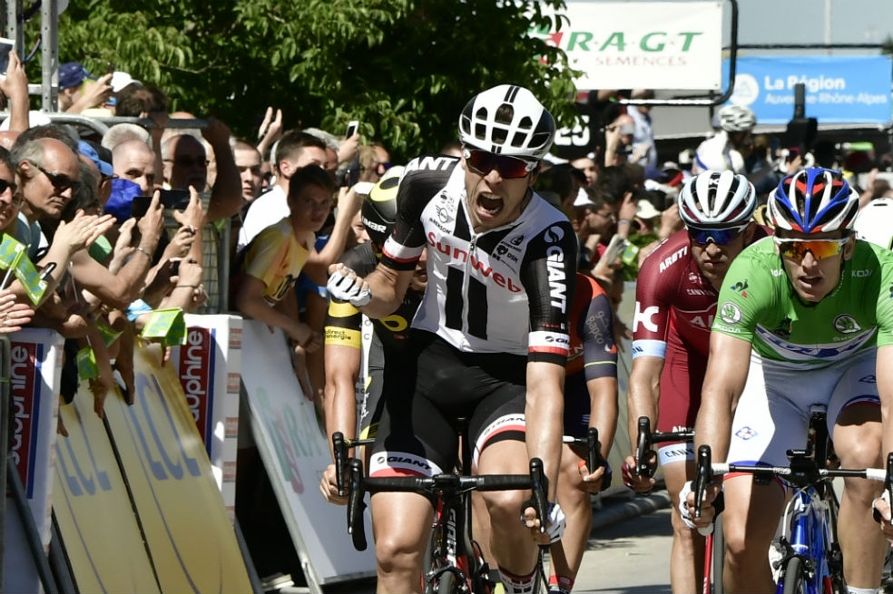 Phil Bauhaus ganó la quinta etapa de la Critérium del Dauphiné