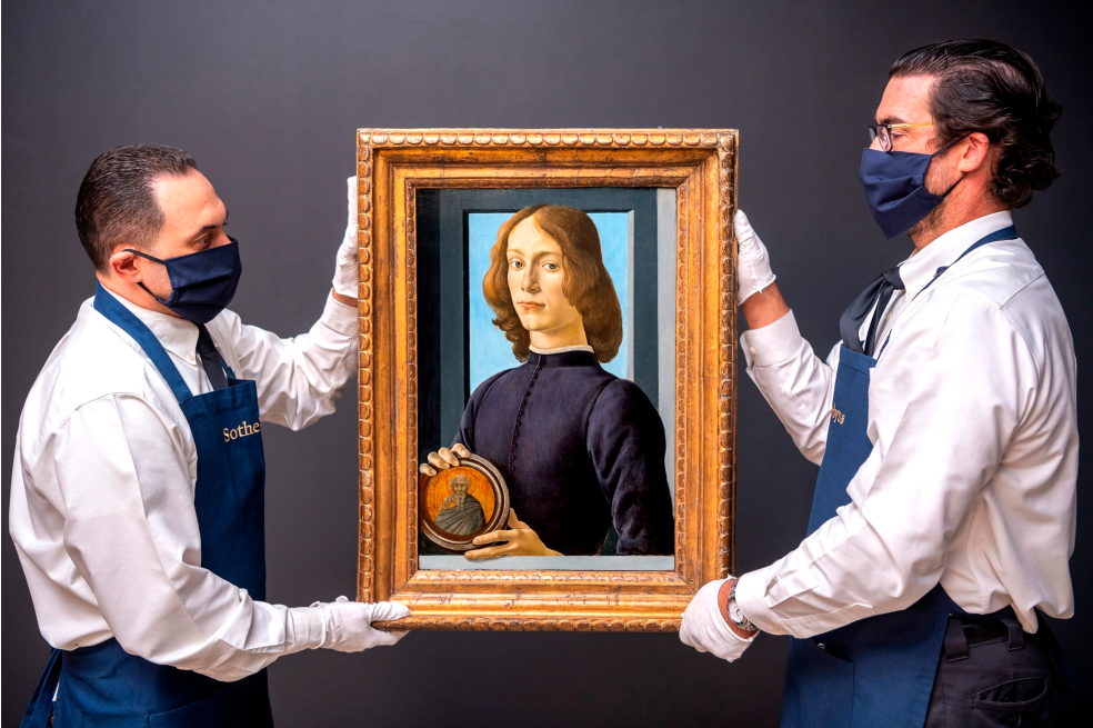 Un retrato de Botticelli fue vendido por 92 millones de dólares