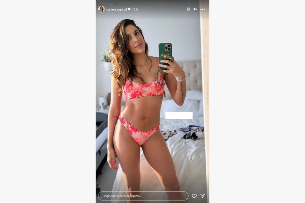 Daniela Ospina mostró su cambio físico y su despampanante figura tras dar a luz