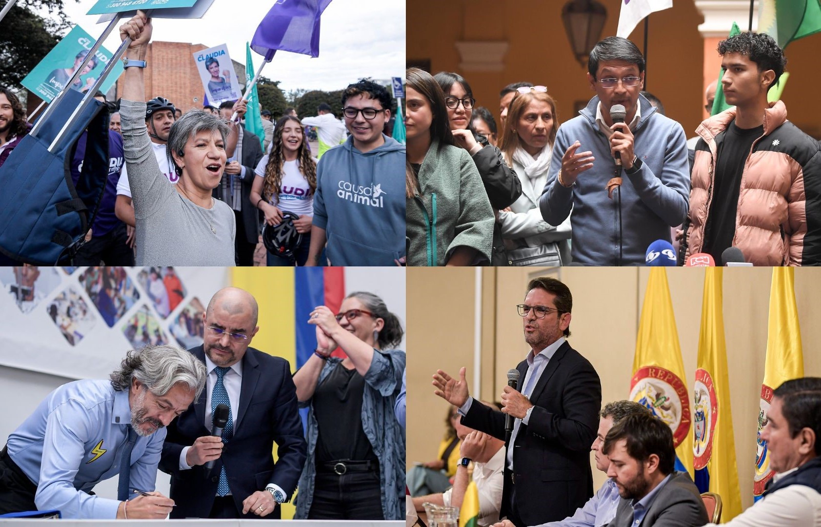 Precandidatos saltan a las calles para reunir firmas y aceleran la campaña presidencial