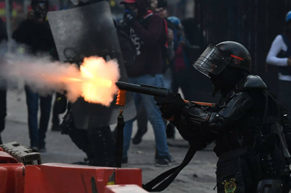 ‘Fuerza Pública intervino 39 veces en las marchas del #21E’: Personería