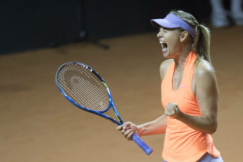 Maria Sharapova regresa con triunfo tras 15 meses de suspensión