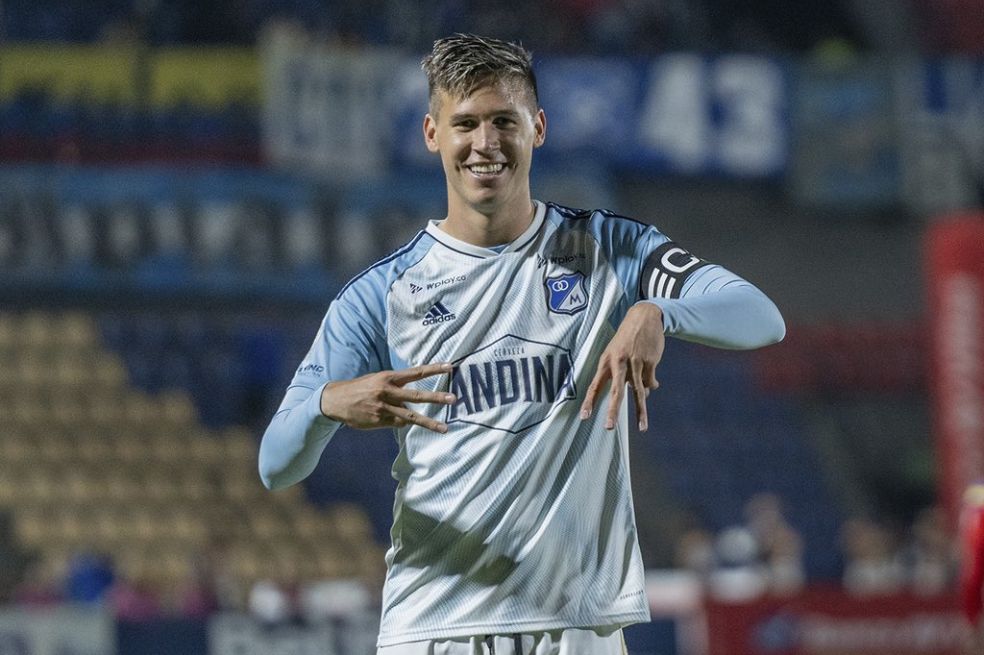 Juan Pablo Vargas fue la figura en la victoria de Millonarios ante Pasto.
