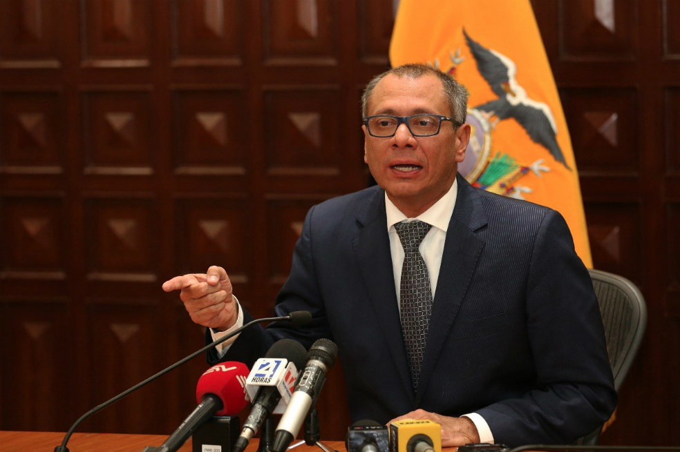 Juez llama a juicio a vicepresidente de Ecuador por caso Odebrecht