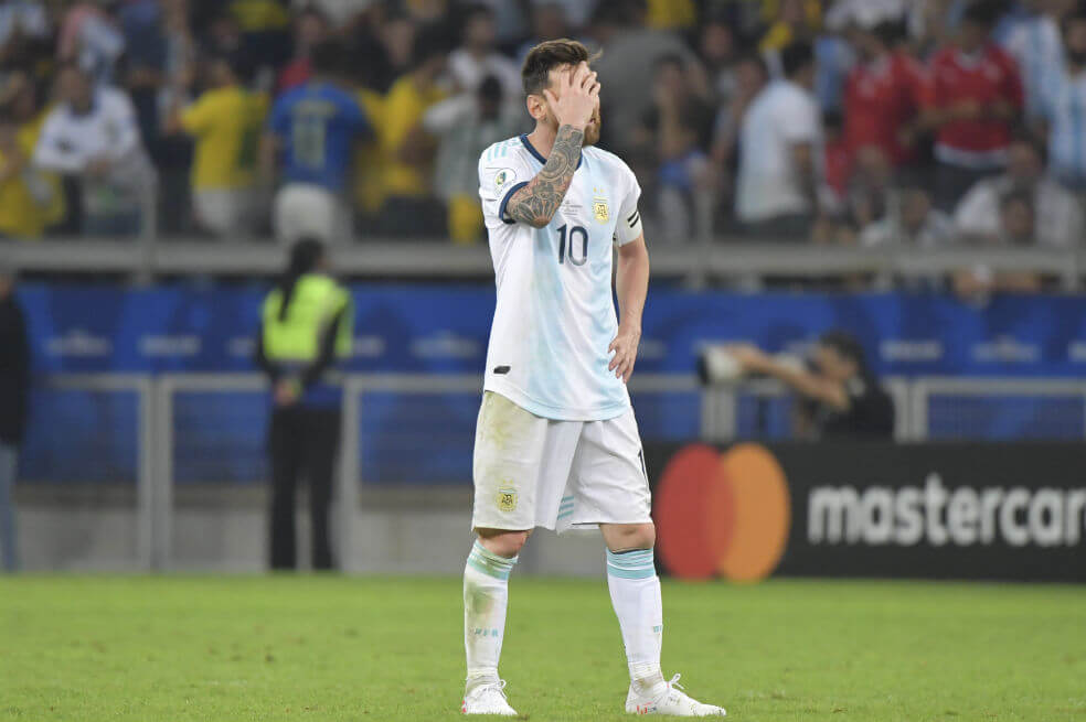 Messi no se guardó nada y criticó el arbitraje del partido contra Brasil