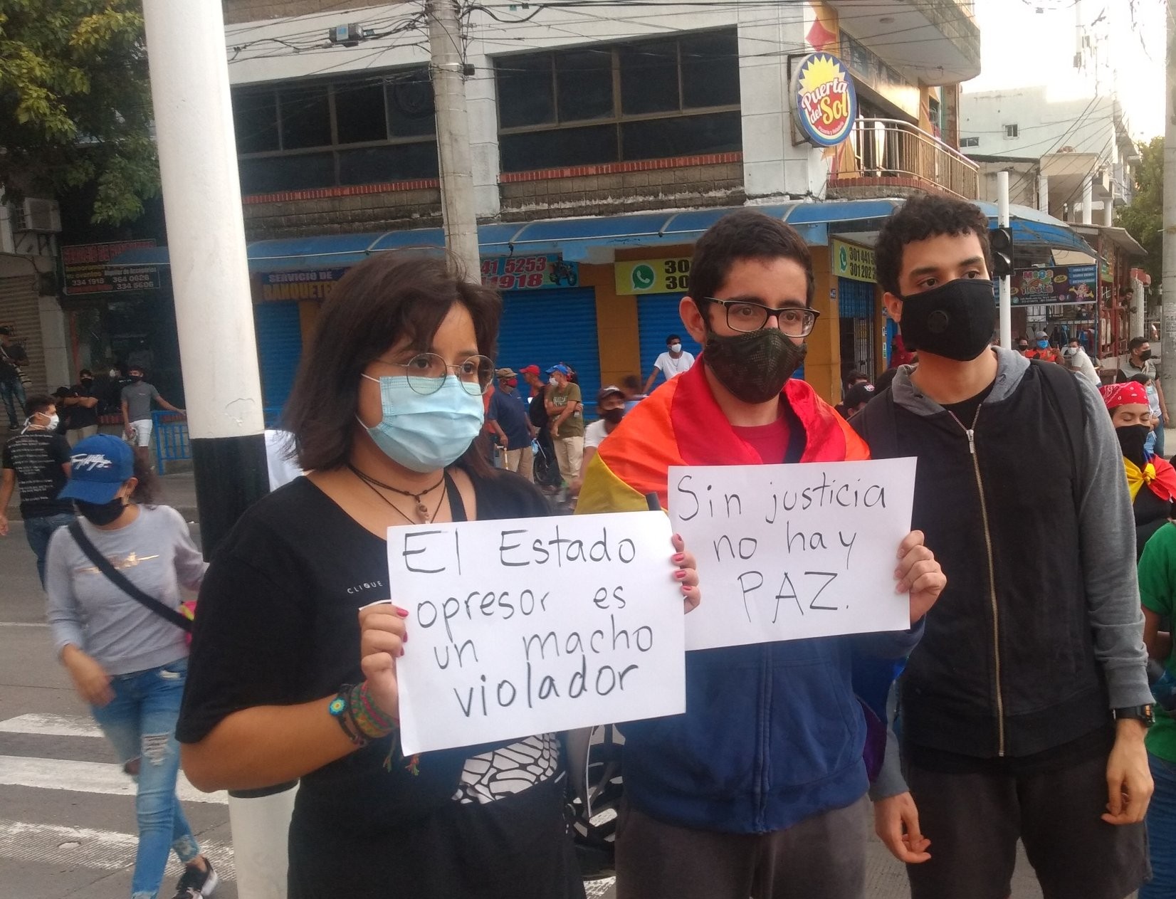 Así transcurre el segundo día de marchas en Barranquilla