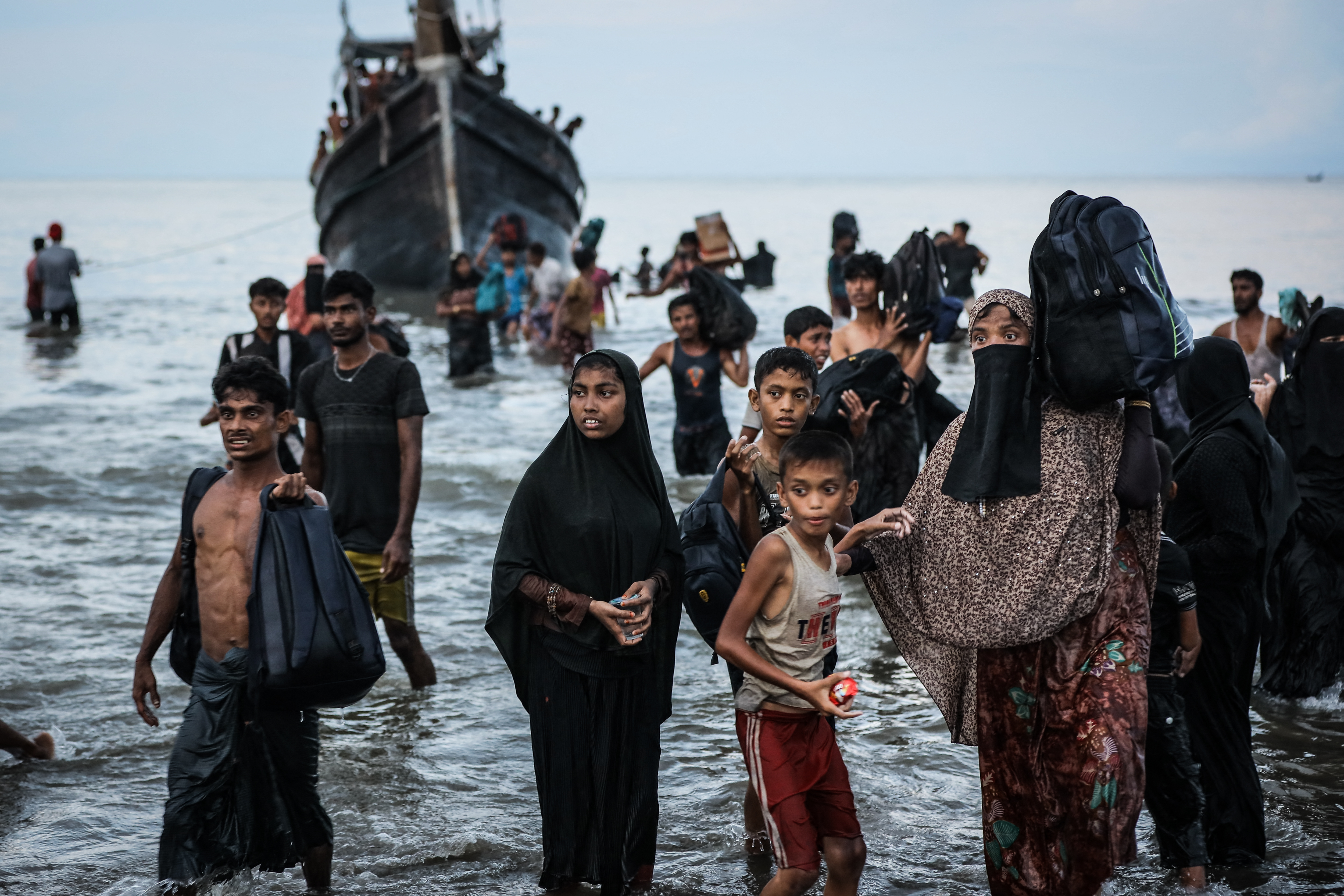 Migrantes rohinyás