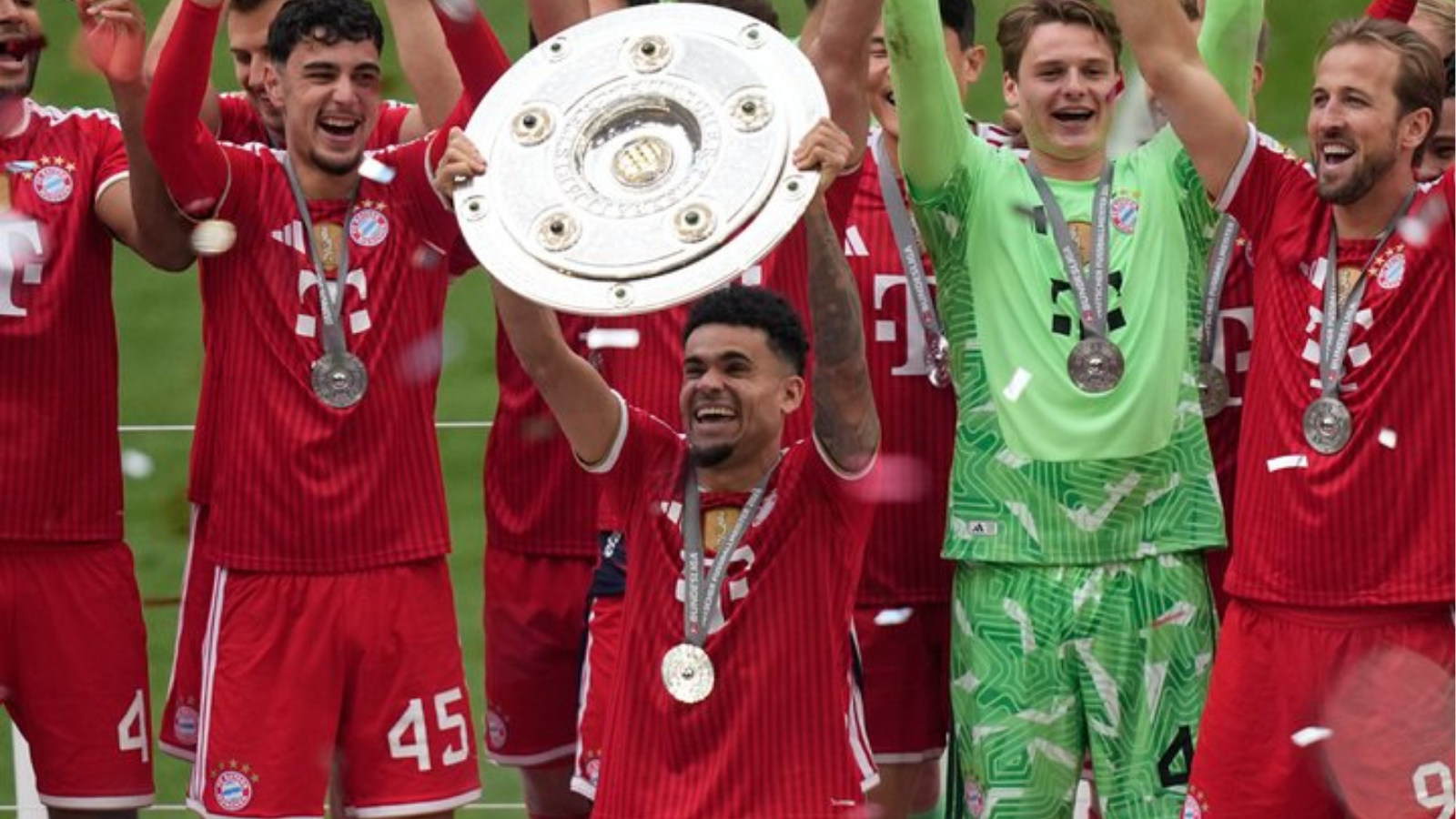 Luis Díaz levantó el trofeo de la Bundesliga: así fue la celebración en Alemania
