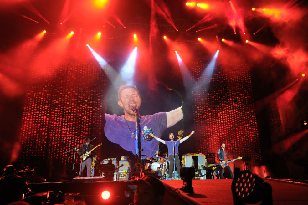 Show láser de Coldplay será proyectado en el Planetario de Bogotá