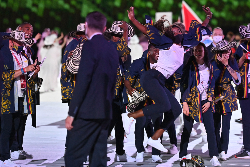 En imágenes: Así fue el desfile de Colombia en la inauguración de los Olímpicos