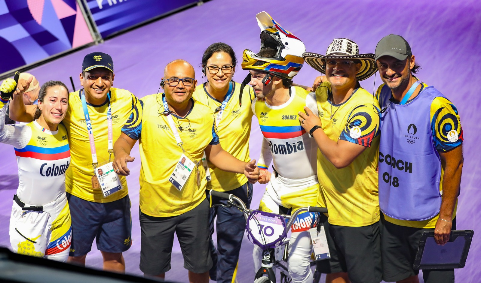 Mateo Carmona fue sexto en el BMX y logró otro diploma olímpico en París 2024