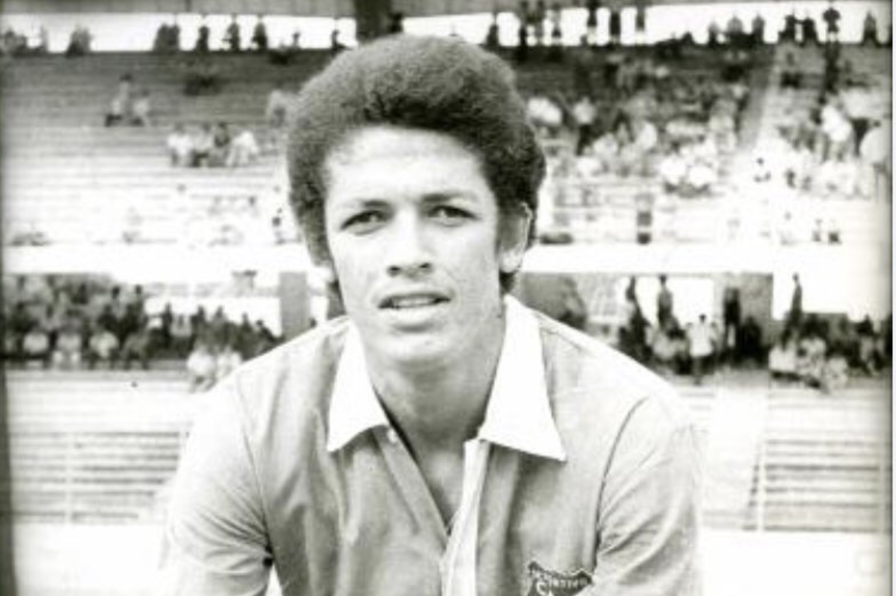 Adolfo Andrade, con la camiseta de Deportivo Cali.