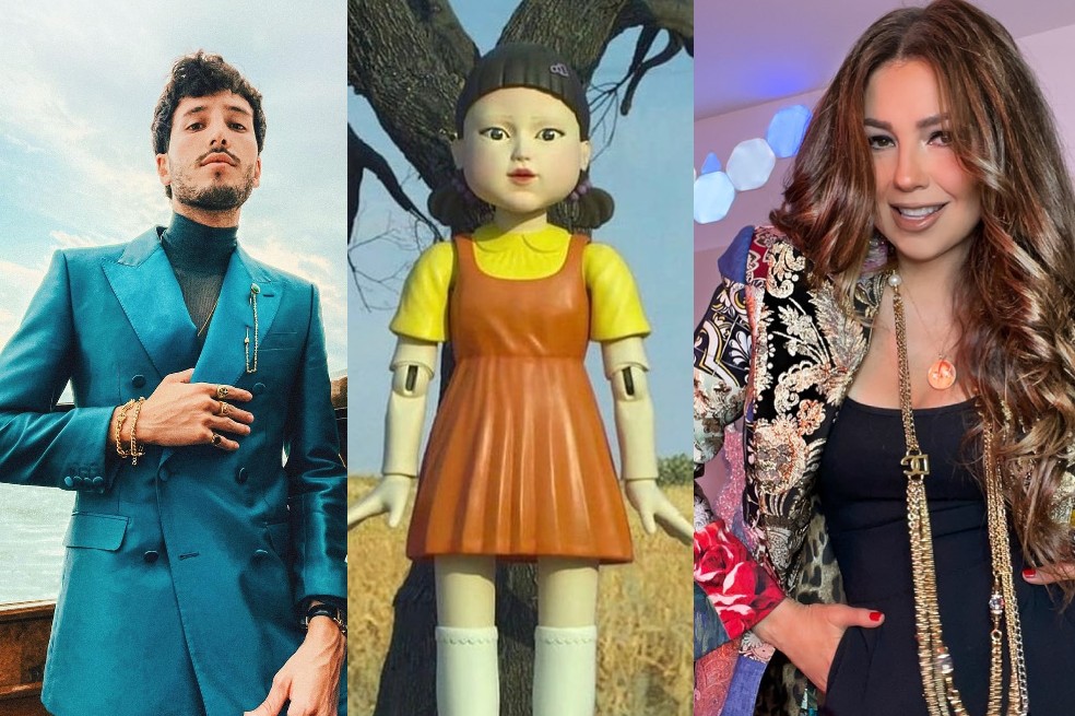 Sebastián Yatra, Thalía y otros famosos que se sumaron a ‘El juego del calamar’
