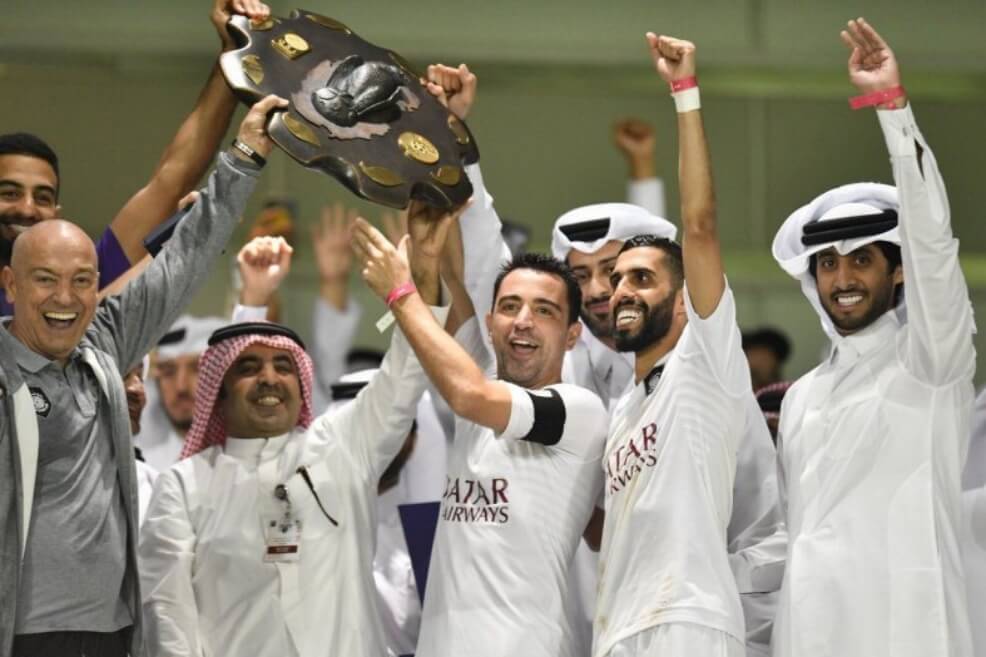 A meses de su retiro, Xavi Hernández ganó su primera liga en Catar
