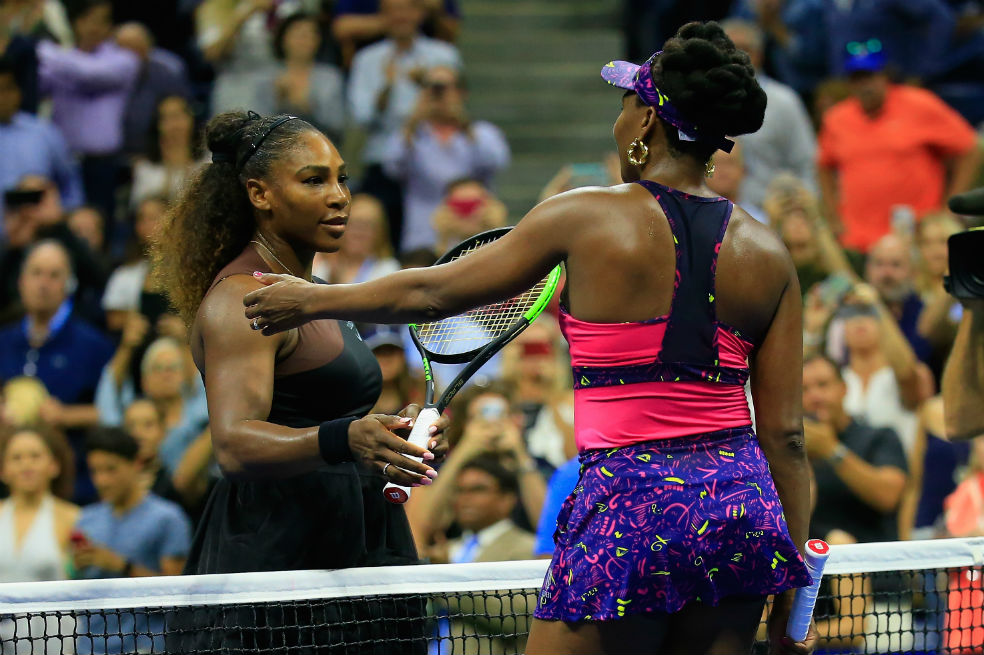 Serena Williams barrió a su hermana Venus en el US Open