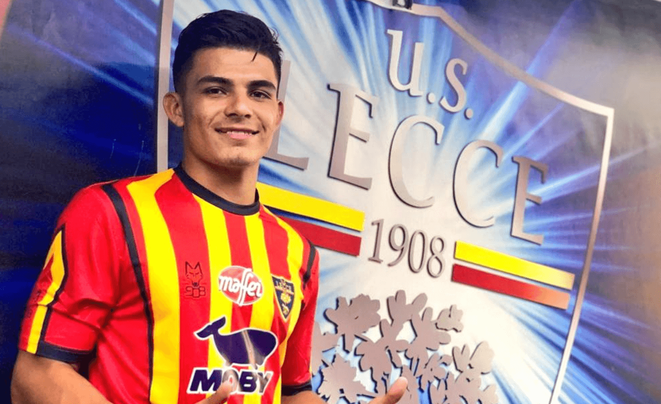 Vera juega en el mismo club por el que pasaron Juan Guillermo Cuadrado y Luis Fernando Muriel. / Lecce