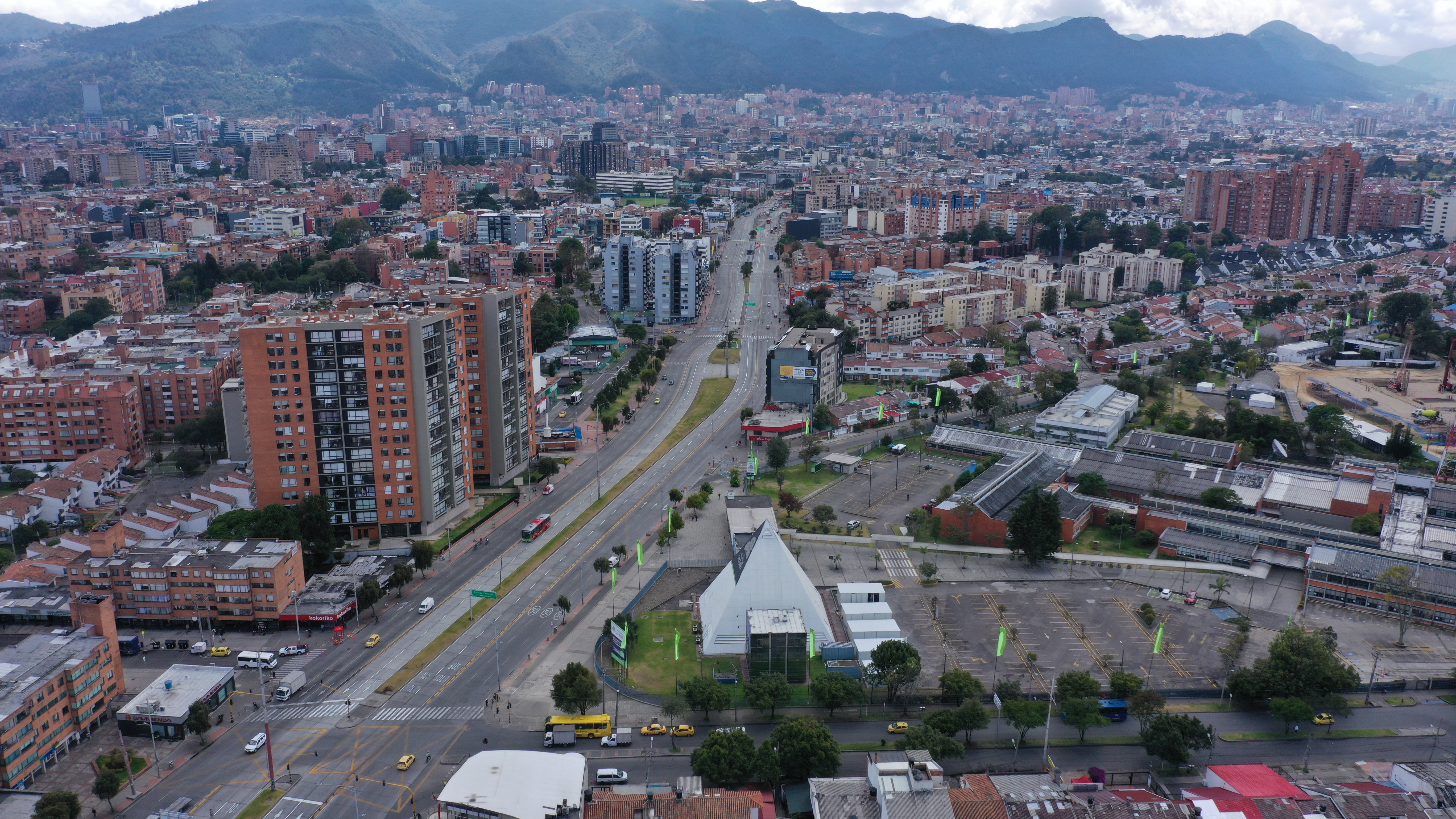 Día sin carro y sin moto: así se ve Bogotá al mediodía