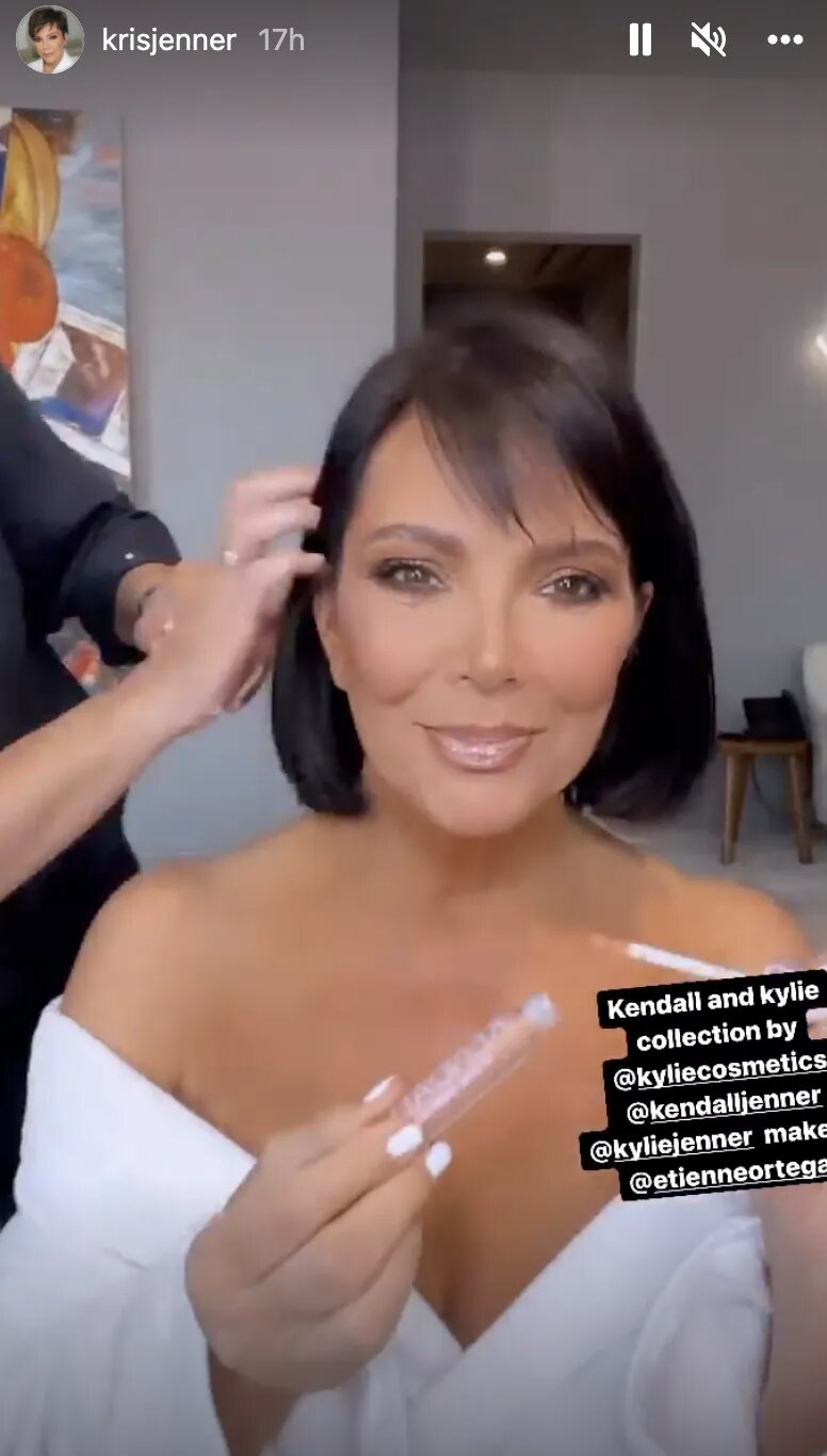Kris Jenner dice adiós al corte de cabello tipo Pixie y cambia al corte Bob