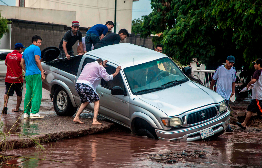 Las tormentas que están inundando México