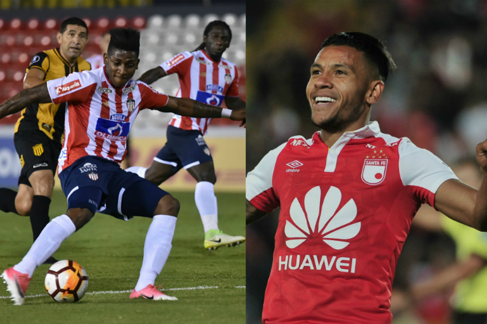 Santa Fe y Júnior empiezan este jueves la lucha por llegar a la final de la Sudamericana