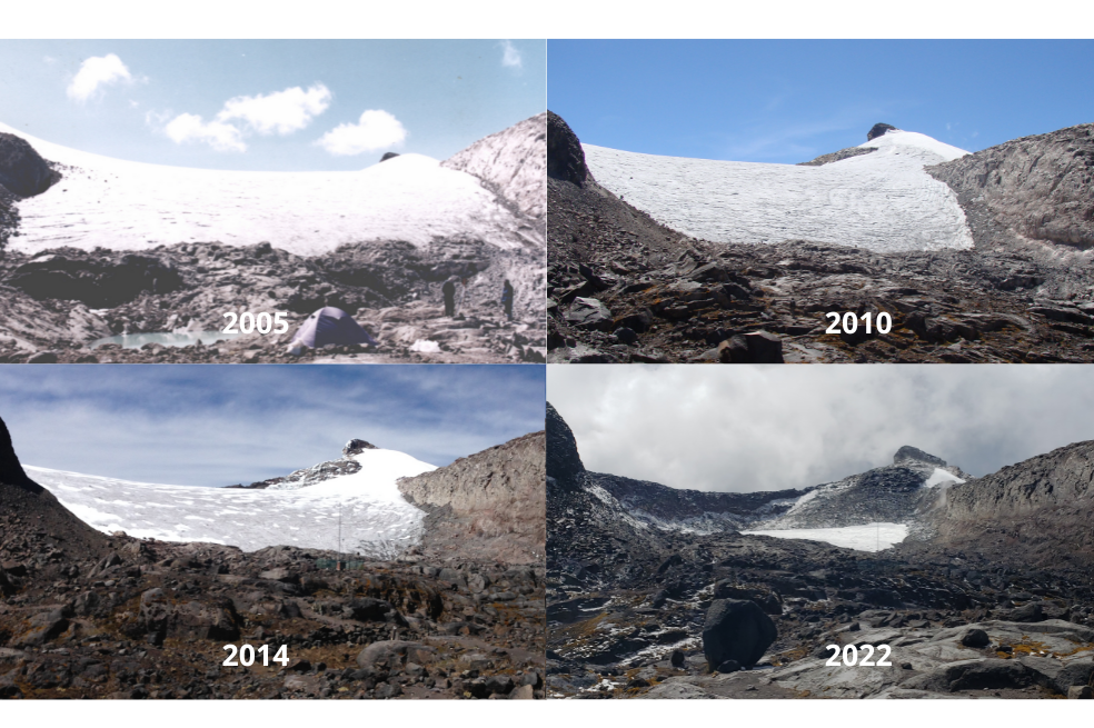 Los glaciares en Colombia se siguen derritiendo. El Santa Isabel, a punto de desaparecer