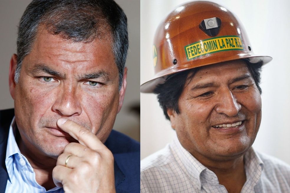 Rafael Correa y Evo Morales, ¿les cerraron las puertas del poder?