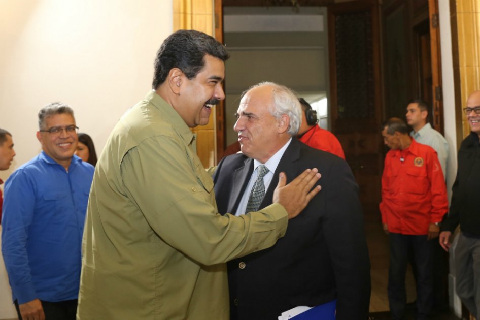 Ernesto Samper entrega a Nicolás Maduro alternativas para reactivar diálogos con oposición