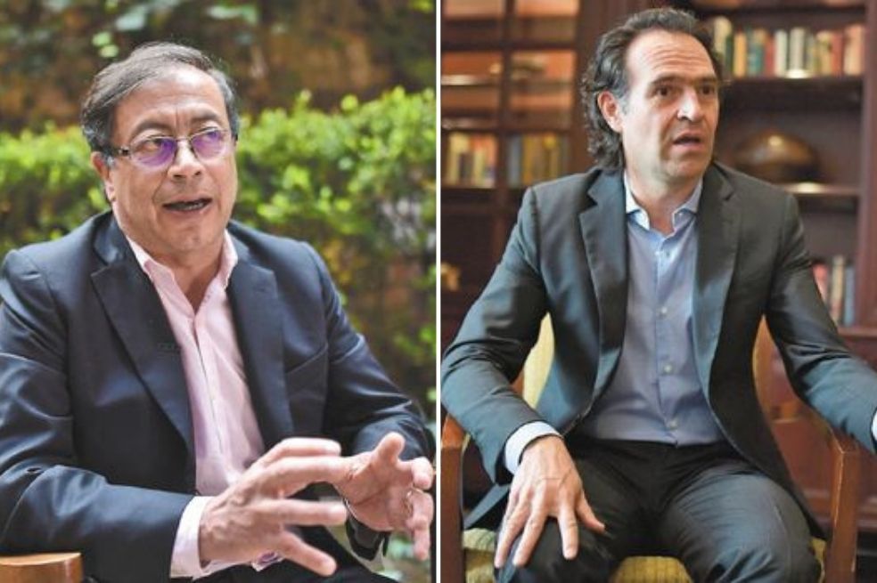 Petro tendría una intención de voto del 53.4% en segunda vuelta, mientras que Gutiérrez del 45.2%.