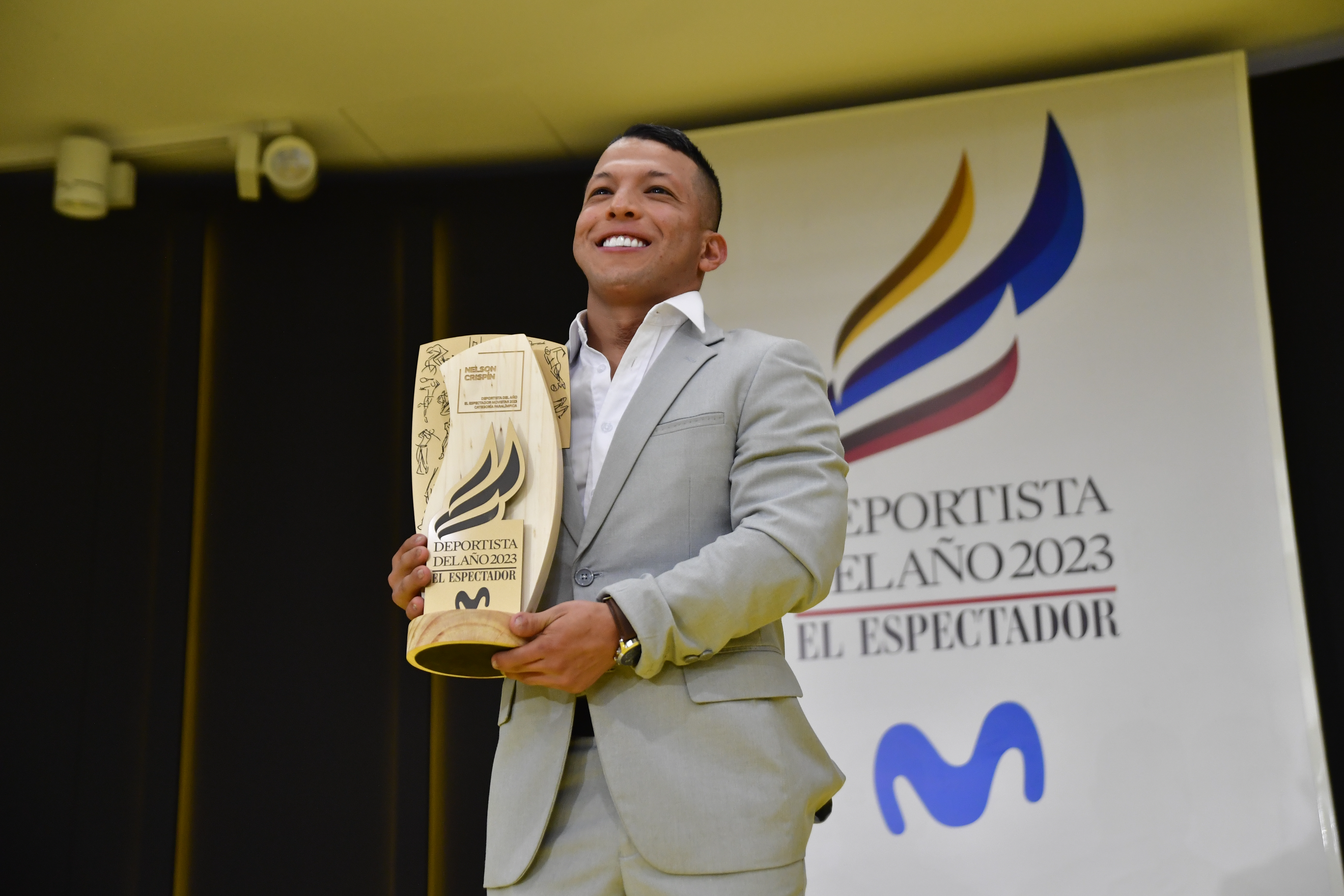 Deportista del año por El Espectador categoría paralímpica en la ceremonia del deportista del año 2023