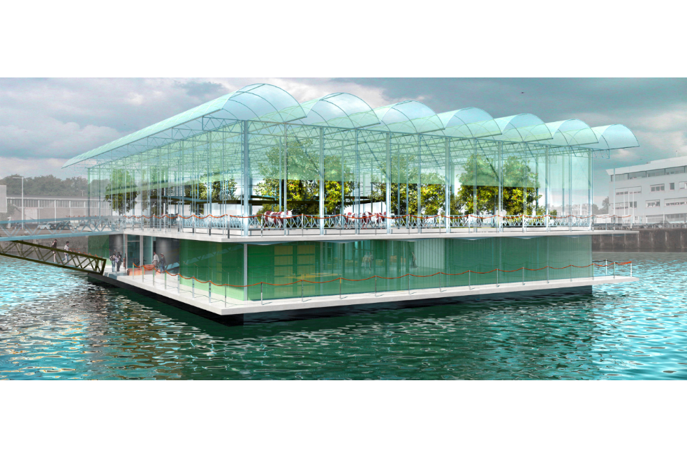 Ya empezó a funcionar la primera granja flotante del mundo