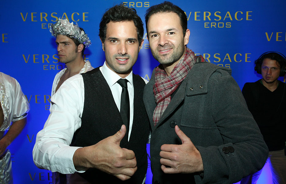 Famosos en el lanzamiento de Eros Versace