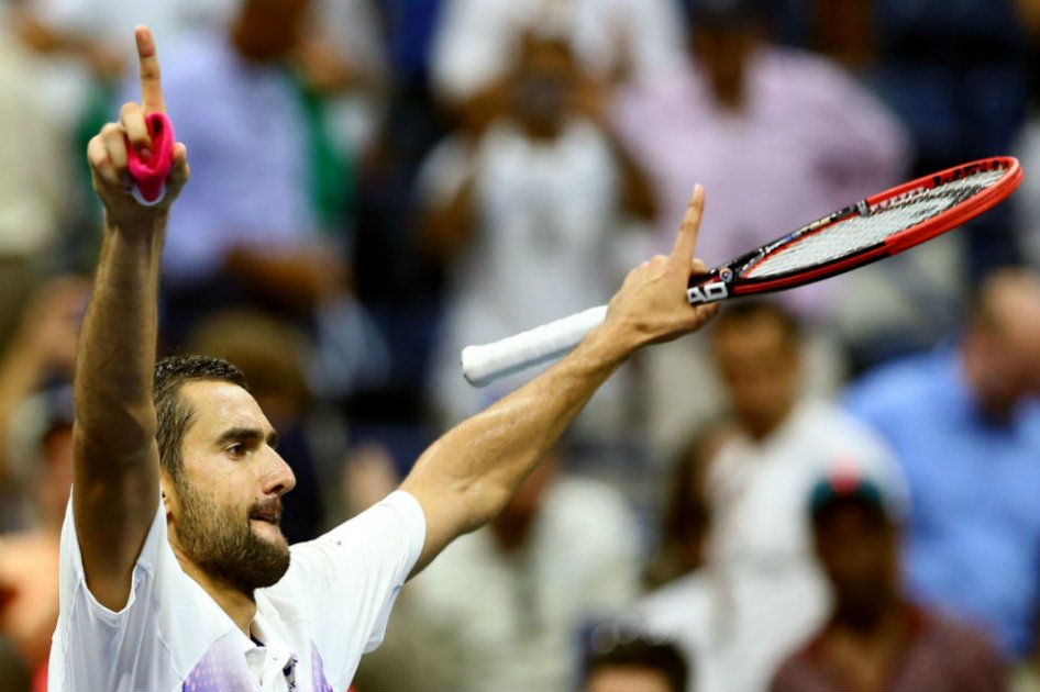 Marin Cilic venció a Tsonga en cuartos de final. Foto: AFP