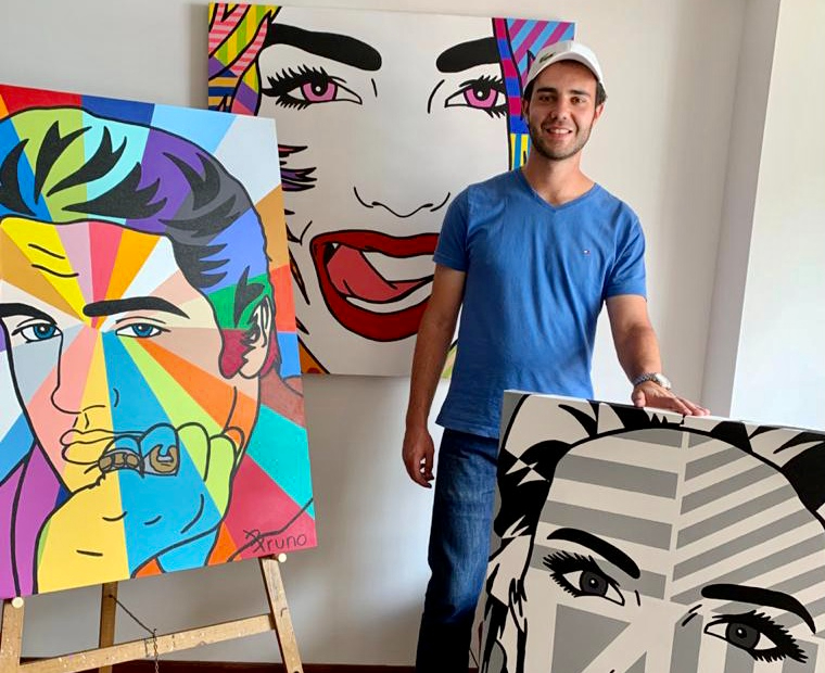 Un artista colombiano que encontró en el color el mejor motivo para hacer arte