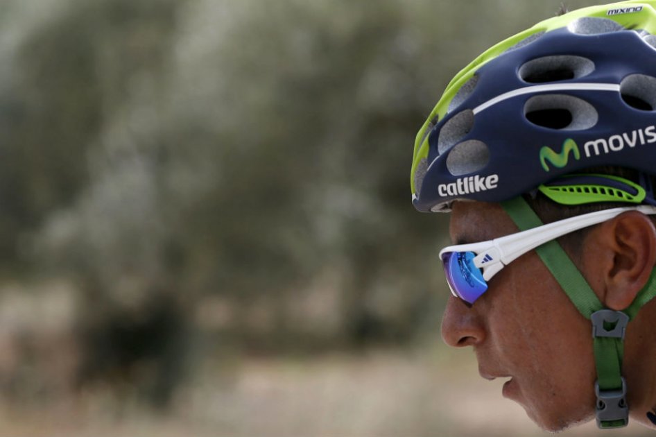 Nairo Quintana, séptimo en la clasificación general de la Vuelta a España. Foto: AFP
