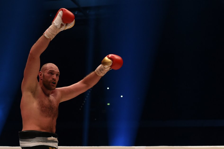 El boxeador británico Tyson Fury. / AFP