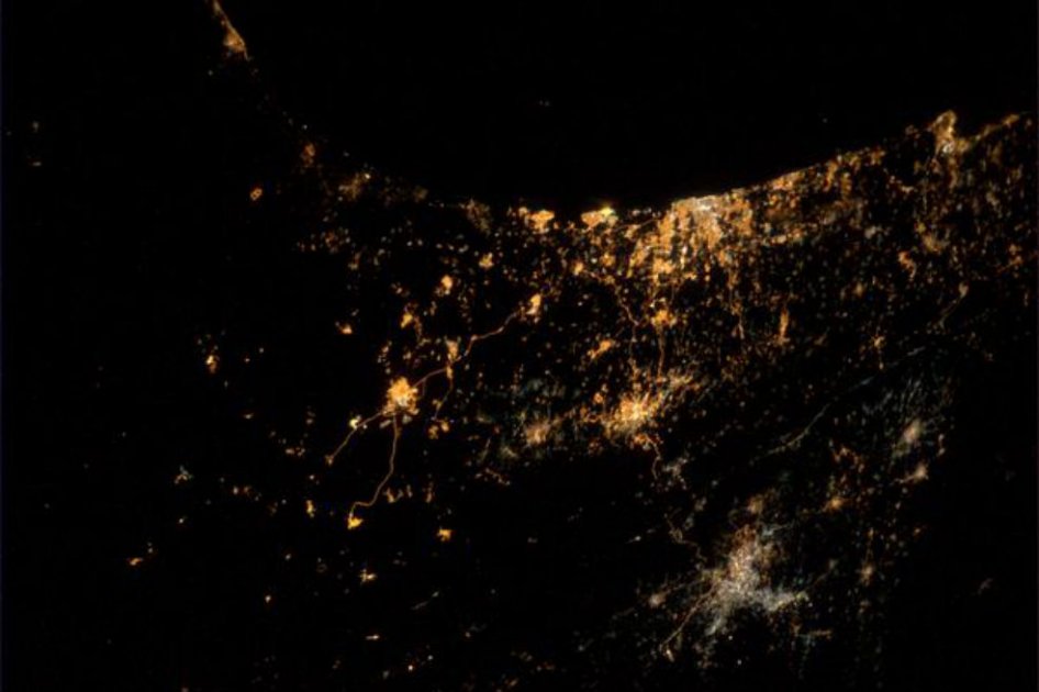 Conflicto entre Israel y Palestina visto desde el espacio
