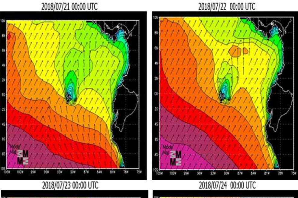 Superolas en el Pacífico colombiano hasta el miércoles